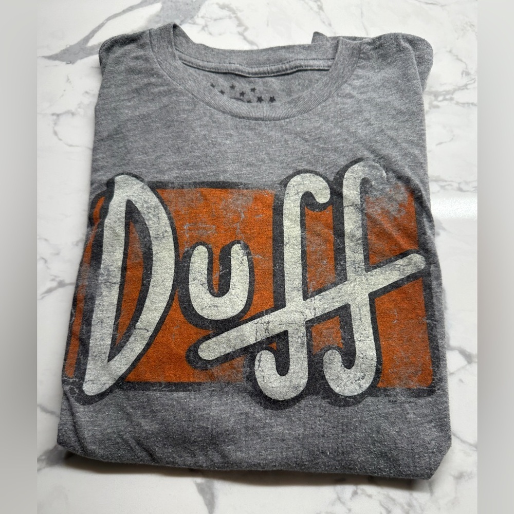 Universal Studios The Simpsons Duff beer T-shirt size small